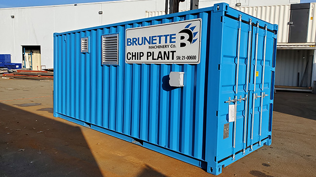 Image of Brunette Container - housing for HPU and Office